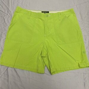 Eddie Bauer lime green shorts Size 8